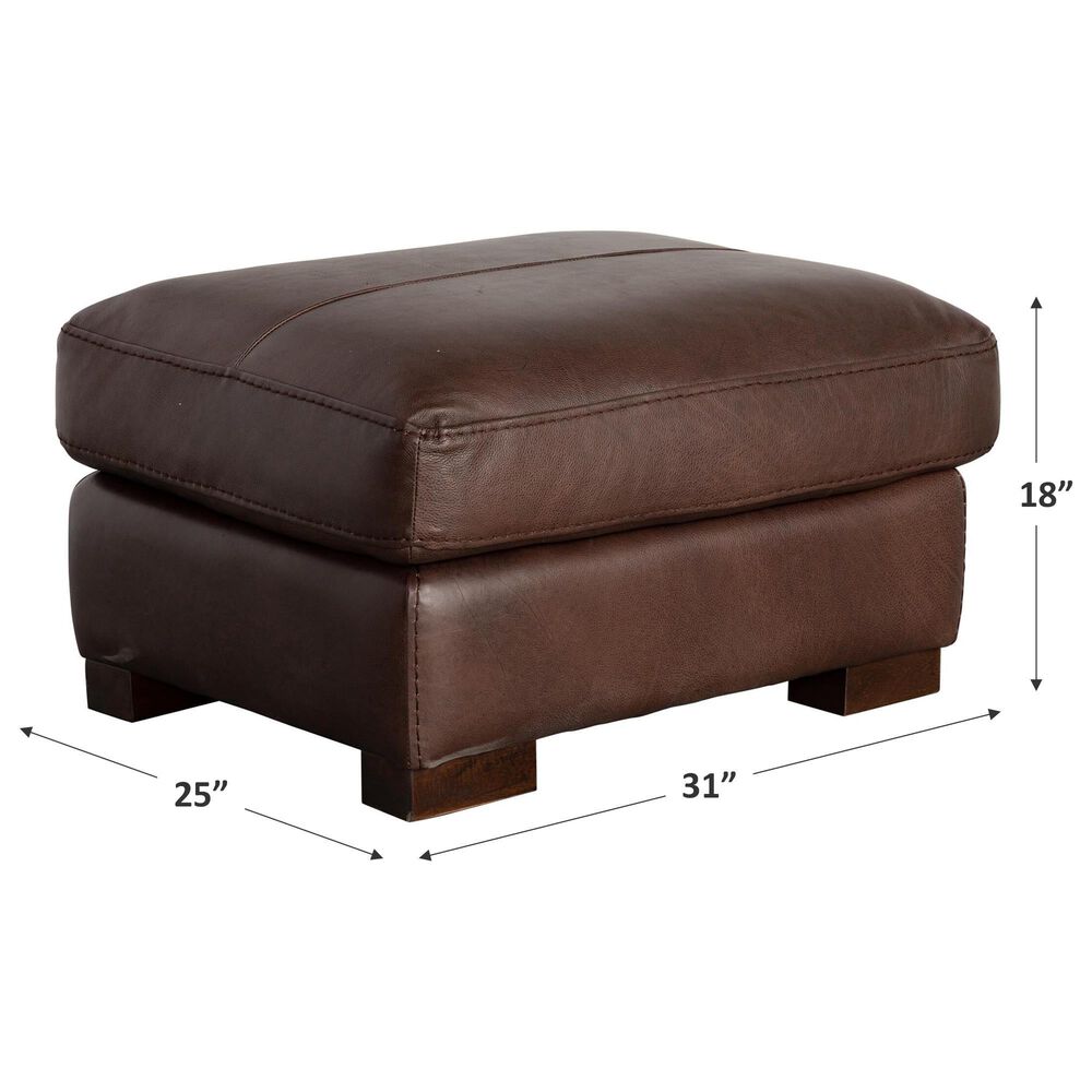 Softline Ottoman in Madison Espresso, , large