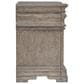 Millenium Blairhurst 4-Piece King Panel Bedroom Set in Light Grayish Brown with Lights and USB Ports, , large
