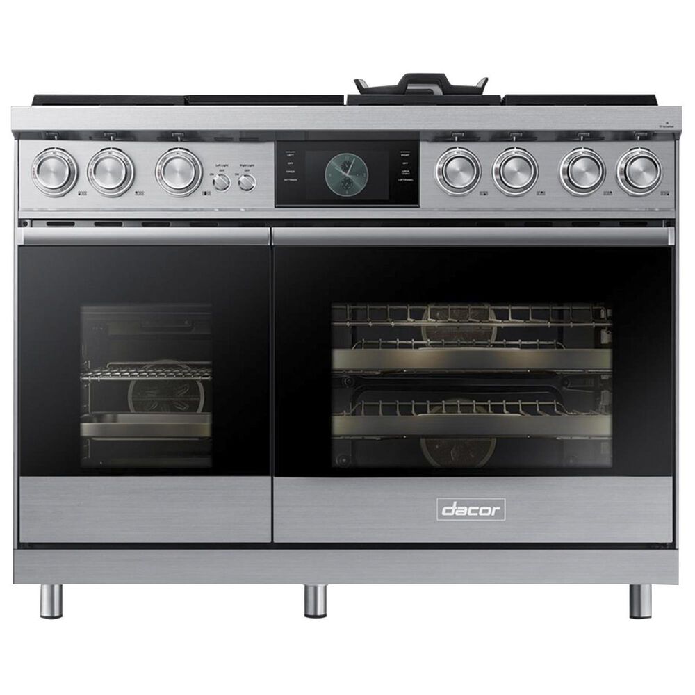 Dacor 48" Free-Standing Dual Fuel Range in Stainless Steel, , large