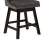 Ashley Tallenger Counter Stool Set of 2 in Dark Gray, , large