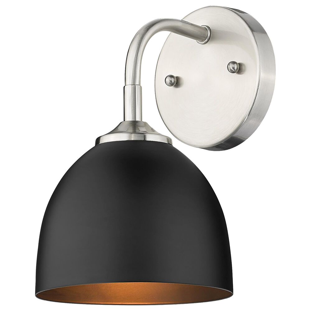 Golden Lighting Zoey 1-Light Wall Sconce in Pewter, , large