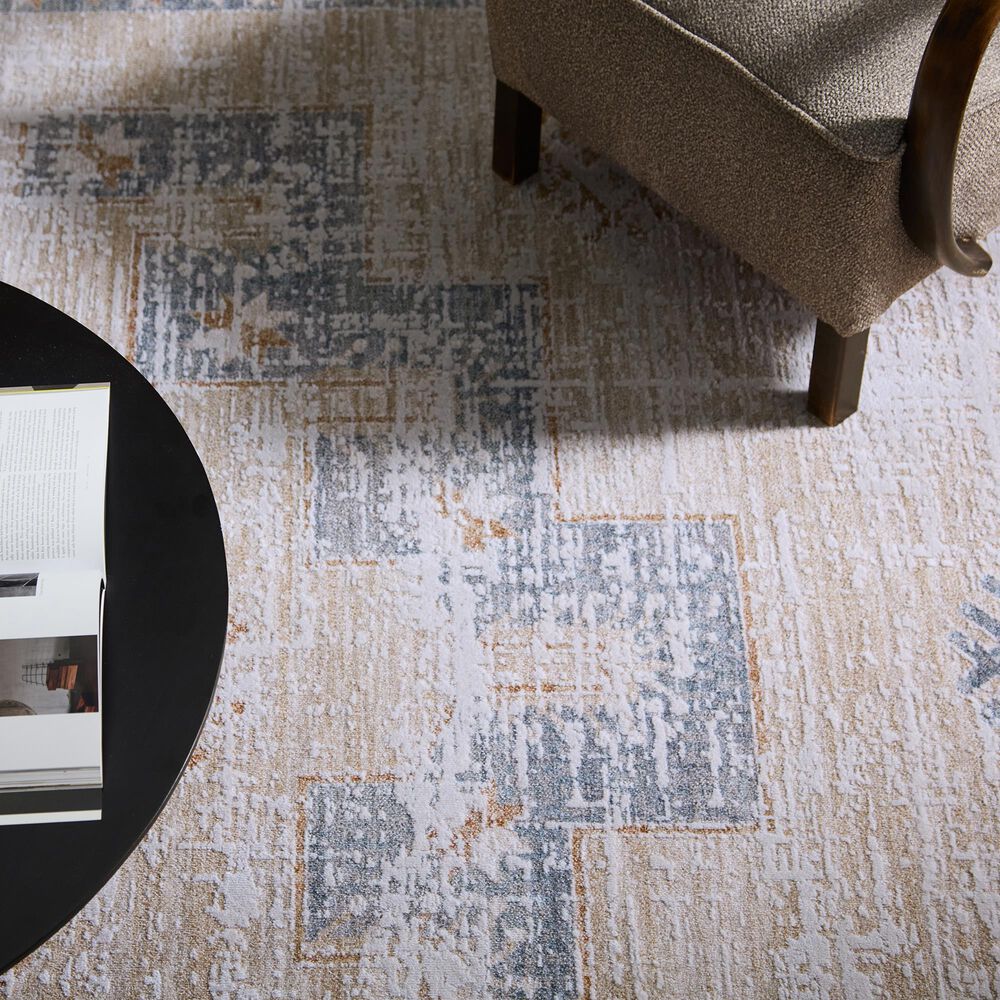 Jaipur Zarif Zarif Beige 7'6" x 9'6" Area Rug, , large