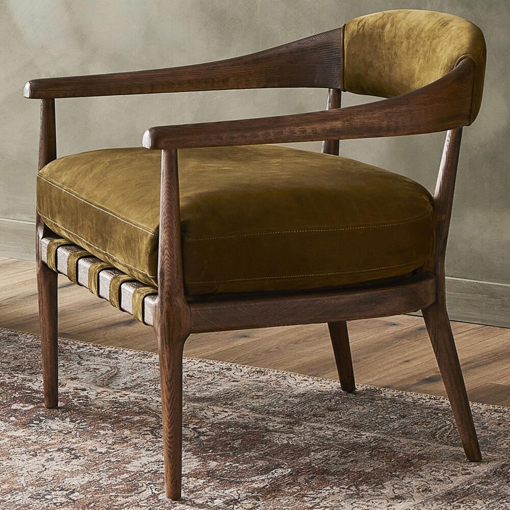 Four Hands Dane Accent Chair in Cottswald Moss Nubuck, , large