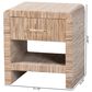 Baxton Studio Callan 1-Drawer Nightstand in Natural, , large
