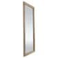 Maple and Jade Wooden Tall Wall Mirror in Brown, , large