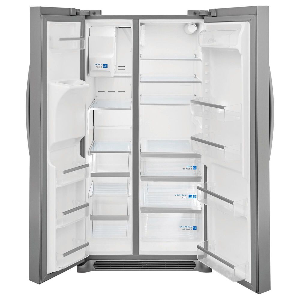 Frigidaire Gallery 2-Piece Kitchen Package with 36&quot; Standard Depth Side by Side Refrigerator and 24&quot; Dishwasher in Stainless Steel, , large