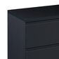 Loft District Metrica King Panel Bed and 2 Nightstands in Softwelle Lava, , large
