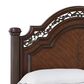 Ashley Lavinton California King Poster Bed in Cherry Brown, , large