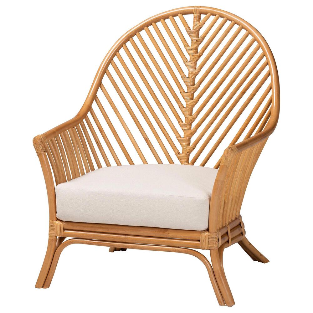 Baxton Studio Lisabon Arm Chair in Neutral, , large