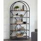 Ashley Galtbury Arched Bookcase in Brown and Black, , large