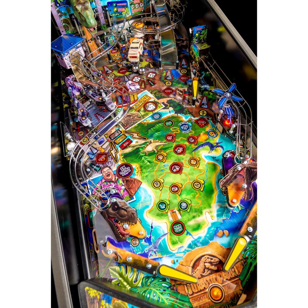 Stern Pinball Jurassic Park Pro Edition Pinball Machine, , large