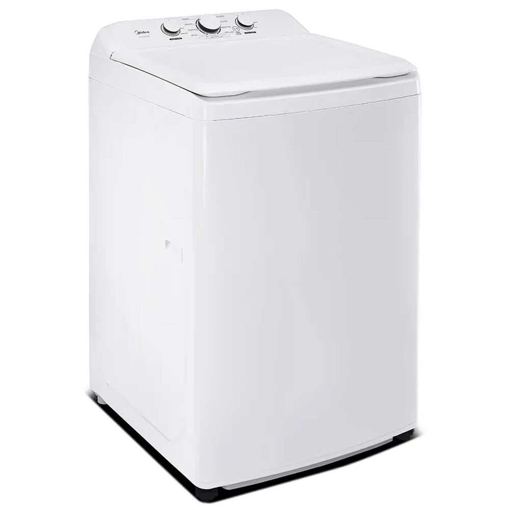 Midea 3.9 Cu. Ft. Top Load Washer and 7.0 Cu. Ft. Top Load Electric Dryer in White, , large