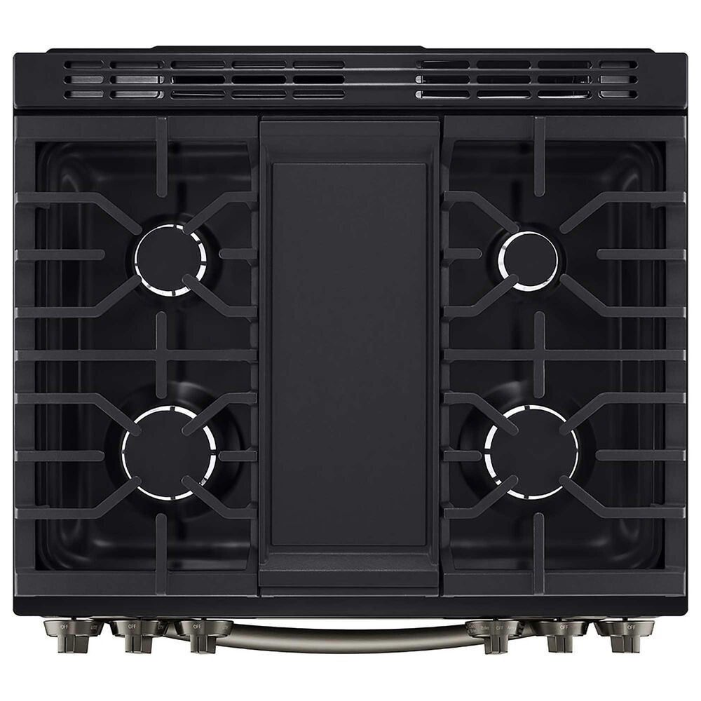 LG 6.3 Cu. Ft. Gas SlideIn Range with Air Fry in Black Stainless Steel