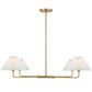 Savoy House 4 Light Chandelier in Natural Brass, , large