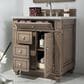 James Martin Vanities Bristol 30" Single Bathroom Vanity in Whitewashed Walnut with 3 cm Eternal Jasmine Pearl Quartz Top and Rectangle Sink, , large