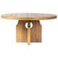Four Hands Allandale Round Dining Table-Reclaimed Natural Elm-Natural Elm Veneer, , large