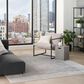 Nourison Grand Street Light Grey 9" x 12" Area Rug, , large