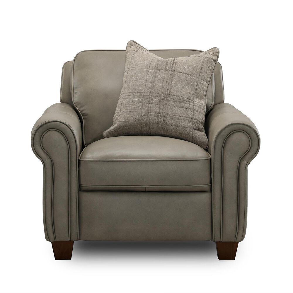 Sienna Designs Leather Accent Chair in Treasure Cement, , large