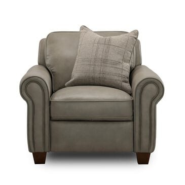 Sienna Designs Leather Accent Chair in Treasure Cement, , large