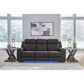 Ashley Brysonview Manual Reclining Sofa in Charcoal, , large