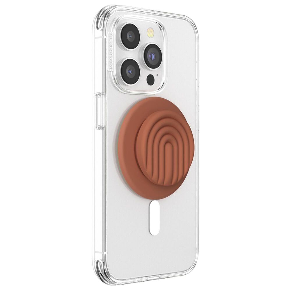 PopSockets New Neutrals MagSafe PopGrip in Popout Curves Terra Cotta, , large