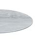 HOMLUX 17.5" End Table with Marble Textured Top in Gray and Black, , large