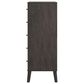 Ashley Piperton 5-Drawer Chest in Brown and Dark Charcoal, , large