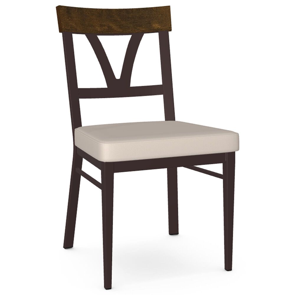 Amisco Lawrence Side Chair in Oxidado and Pine Cone, , large