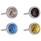 Kitchen Supply 4-Piece Easy Read Steak Thermometer Set in Silver, , large