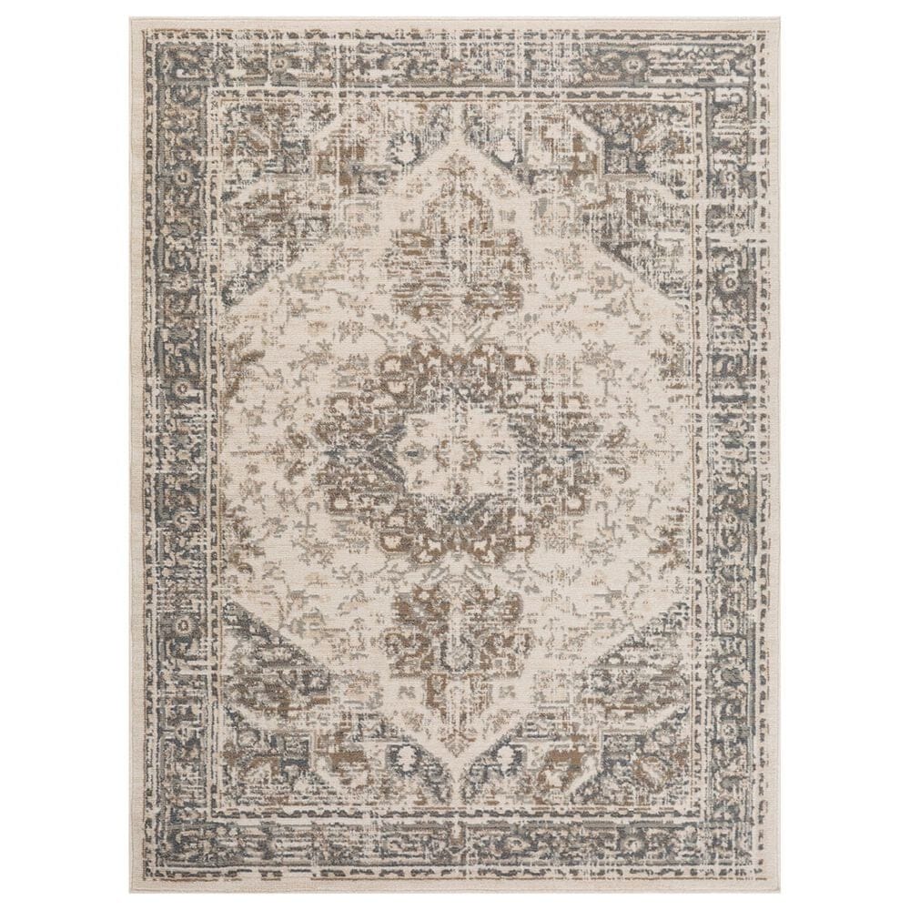 Amer Rugs Alpine 1"10" x 2"11" Light Beige Area Rug, , large