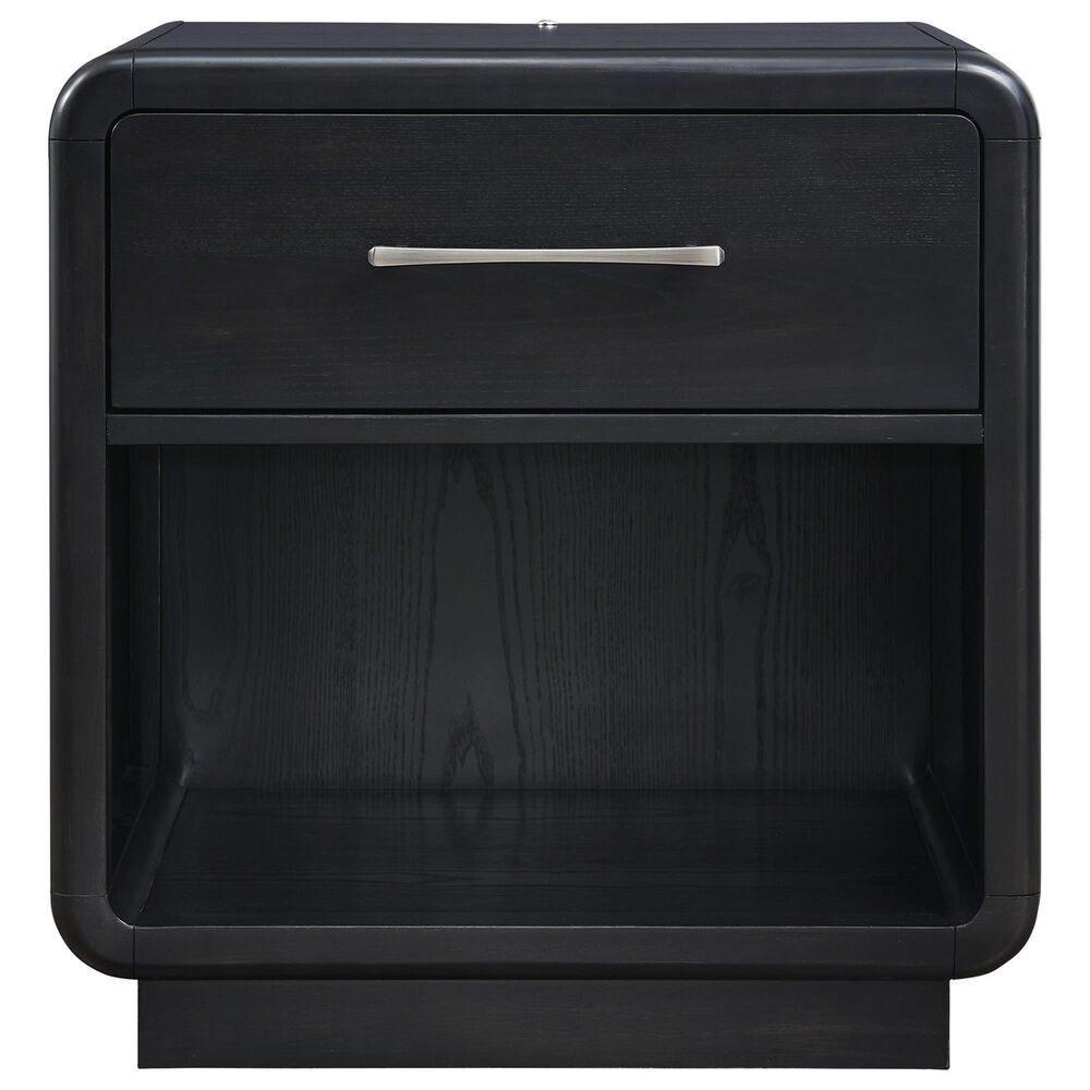 Millenium Rowanbeck Nightstand in Black, , large