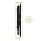 Kanto Outdoor Extend and Tilt TV Wall Mount for 45" - 100" TVs in Black, , large