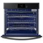 Samsung 2-Piece Kitchen Package with Matte Black Steel 30" Built-In Convection Single Wall Oven and Stainless Steel Smart Electric 30" Cooktop, , large