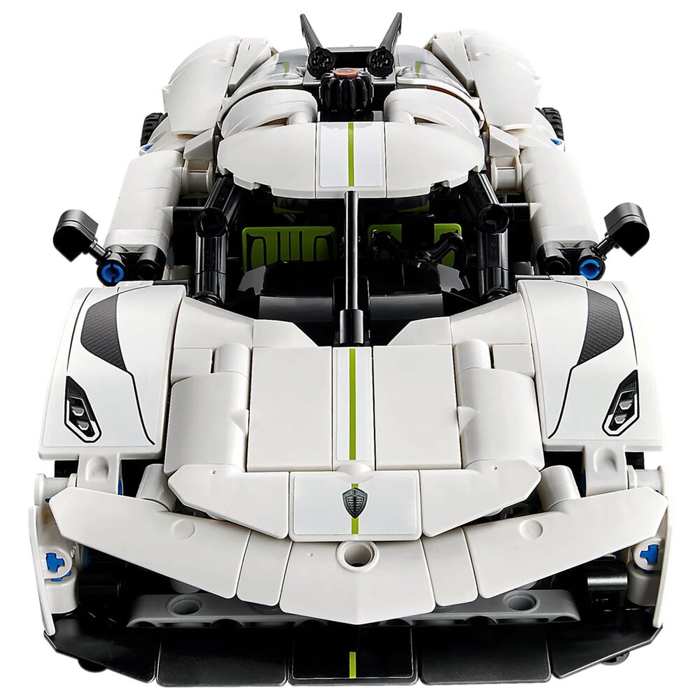 LEGO Technic Koenigsegg Jesko absolut white hypercar toy, , large