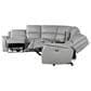 Steve Silver Alexandria 6-Piece Power Reclining Sectional in Stone, , large