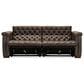 Hooker Furniture Savion Deux Power Reclining Sofa with Power Headrests in West Saddlewood, , large