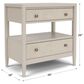 Shannon Hills Laguna 2 Drawer Nightstand in Drift with USB Ports, , large