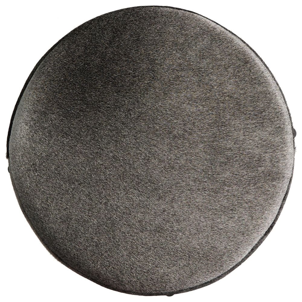 Four Hands Nocona Counter Stool in Gunmetal and Natural Hide in Black, , large