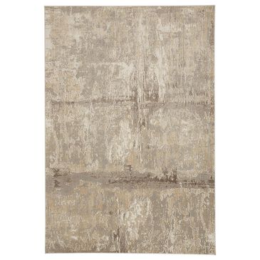 Feizy Rugs Parker 3701F 10" x 14" Ivory and Gray Area Rug, , large