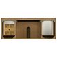 James Martin Vanities Breckenridge 60" Single Bathroom Vanity in Light Natural Oak with 3 cm Ethereal Noctis Quartz Top, Rectangular Sink and FreePower Wireless Charger, , large