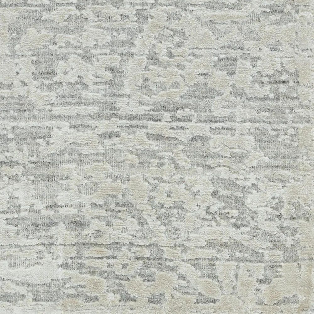 Jaipur Poetry Heirloom 6&#39; x 9&#39; Snow White Area Rug, , large
