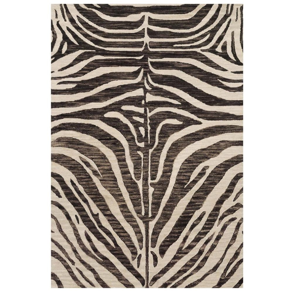 Loloi Masai MAS-01 7"9" x 9"9" Java and Ivory Area Rug, , large