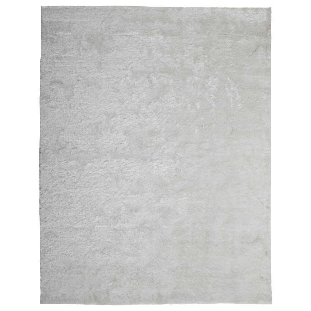 Feizy Indochine 4"9" x 7"6" White Area Rug, , large