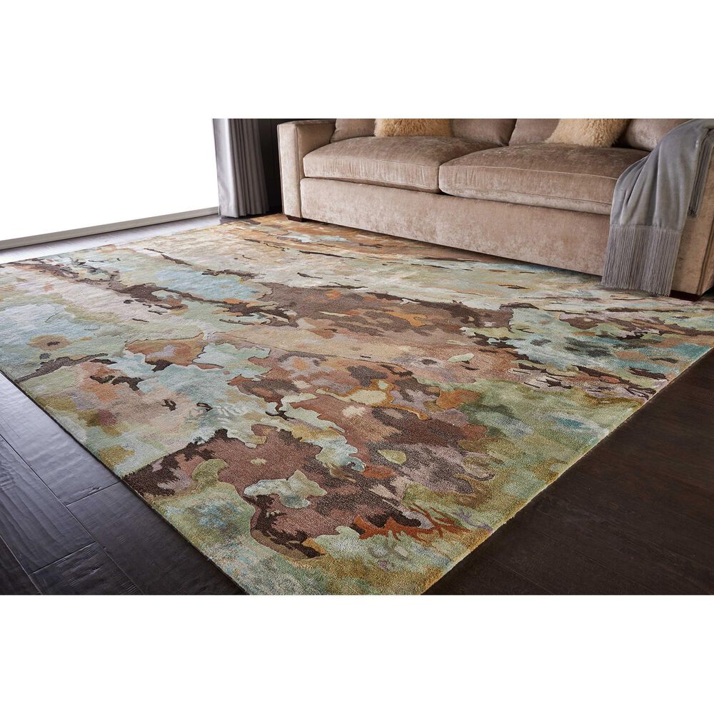 Nourison Prismatic PRS09 8&#39;6&quot; x 11&#39;6&quot; Multicolor Area Rug, , large