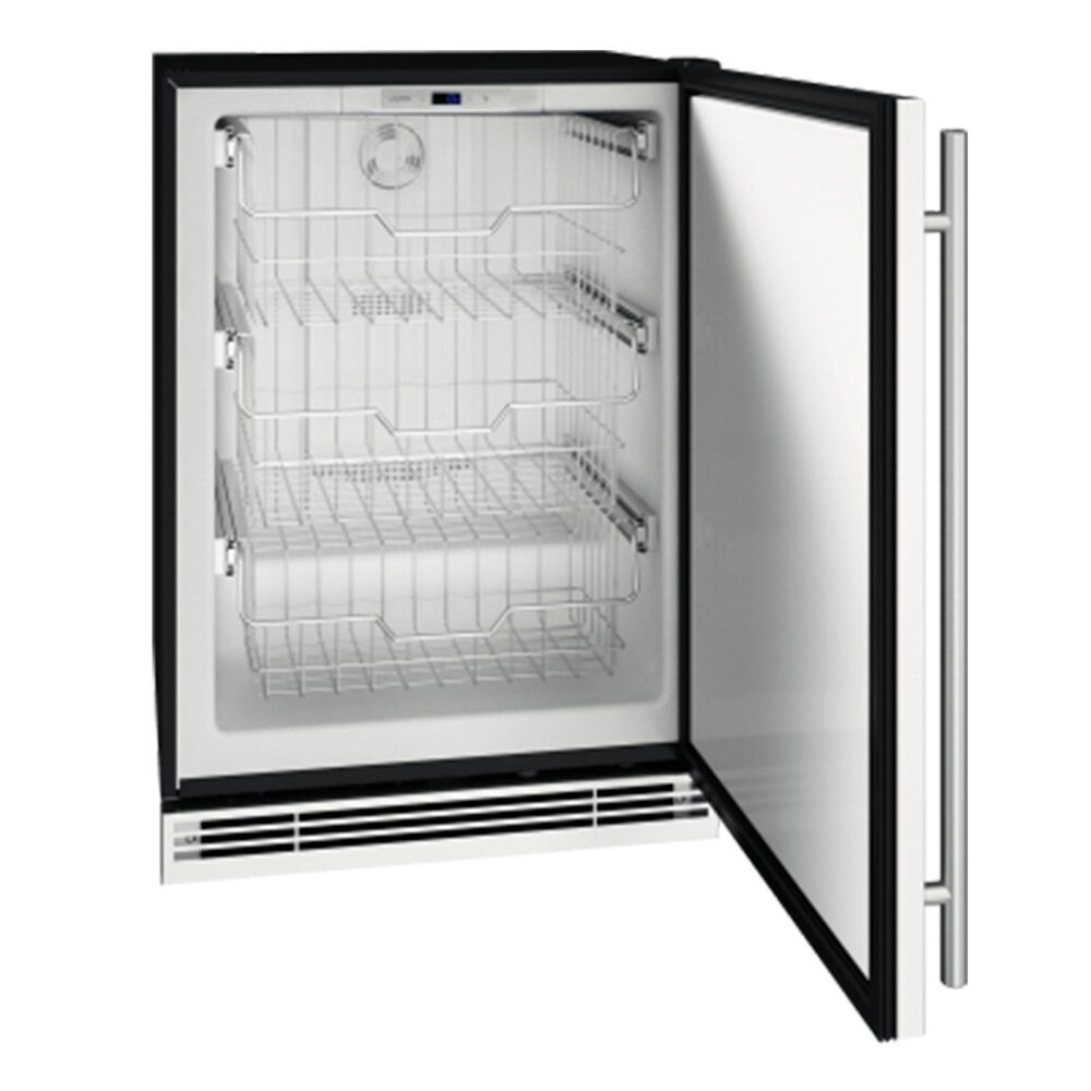 U-Line 24&quot; Convertible Freezer in Stainless Steel, , large