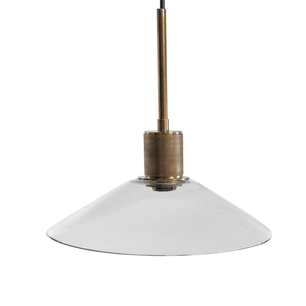 Ashley Chaness Pendant Light in Antiqued Brass, , large