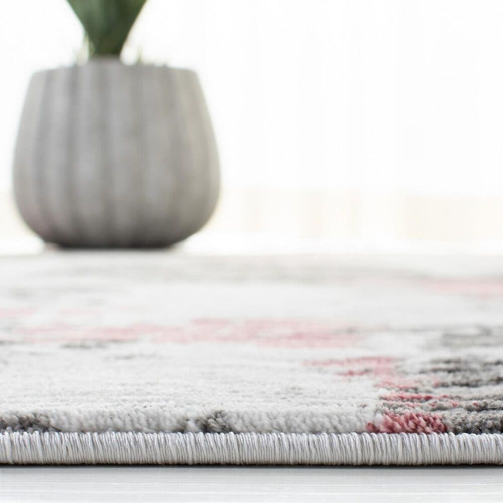 Safavieh Craft 2&#39;3&quot; x 10&#39; Grey and Pink Runner, , large