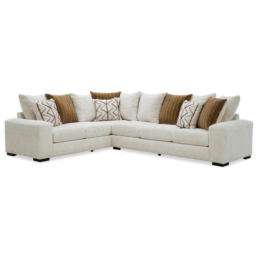 Albany Furniture 2-Piece Sectional in Haven Oatmeal, , large