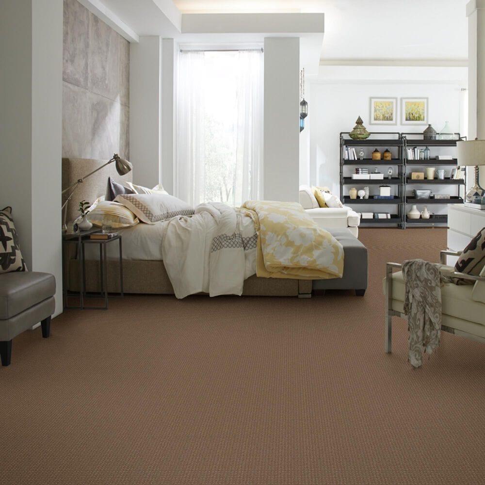 Shaw Detailed Elegance Patterned Carpet in Saffron, , large