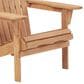 Hearth and Haven Outdoor Folding Adirondack Chair in Light Brown (Set of 2), , large